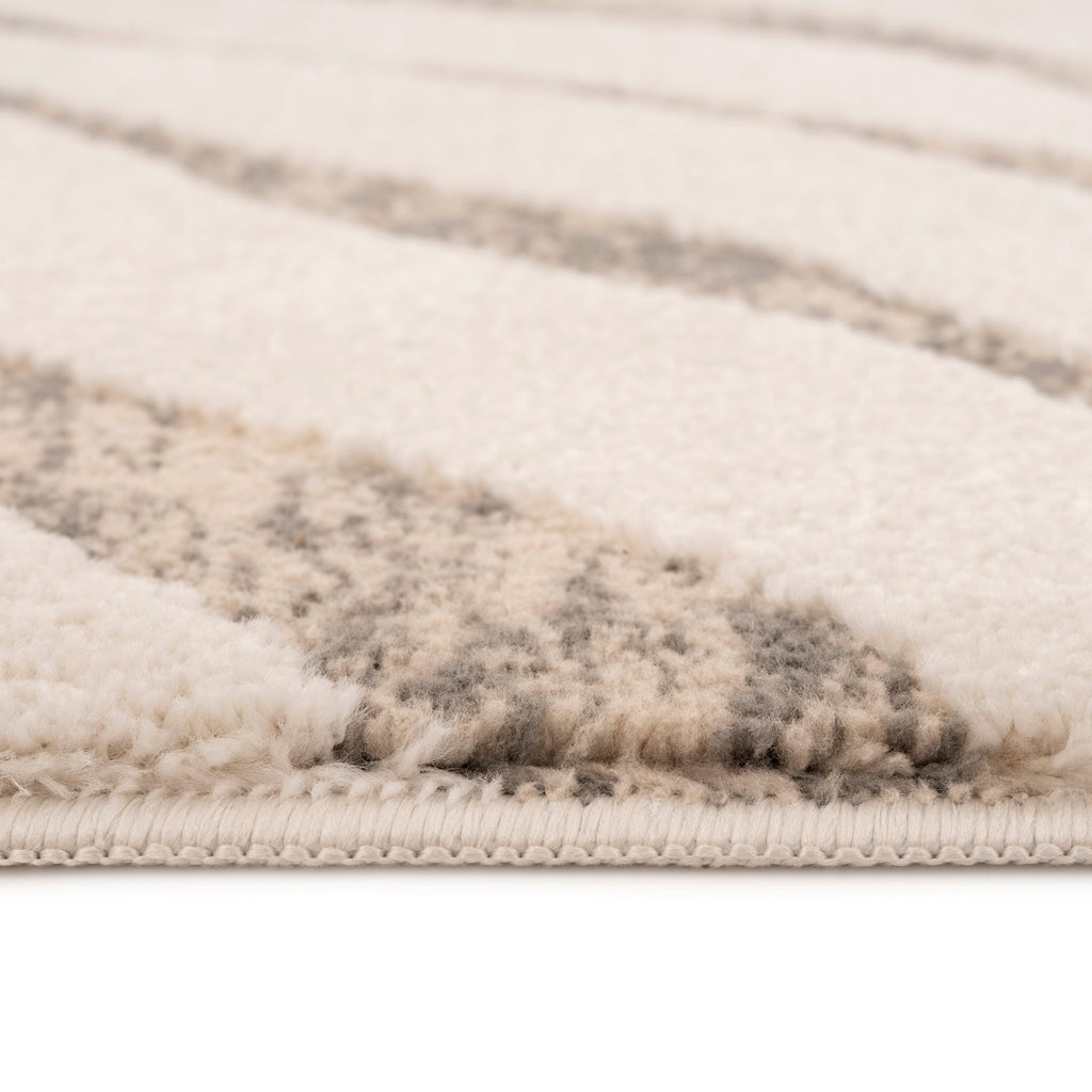Soft Cream Zebra Print Rug - Nala