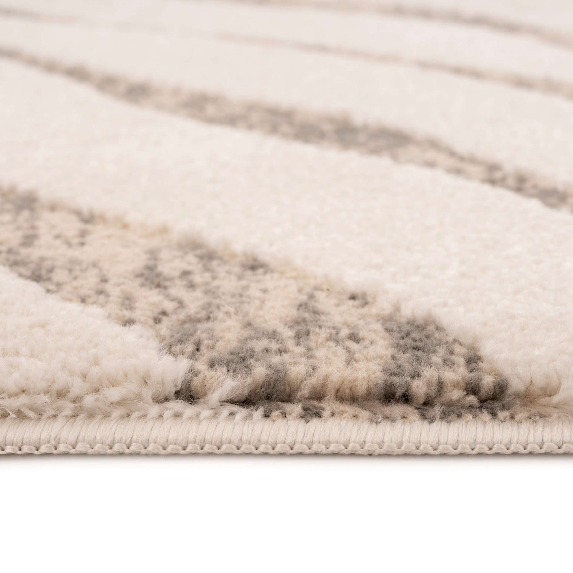 Soft Cream Zebra Print Rug - Nala