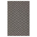 Charcoal Geometric Indoor Outdoor Rug - Rapture