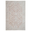 Flatwoven Washable Distressed Beige Area Rug - Tolka