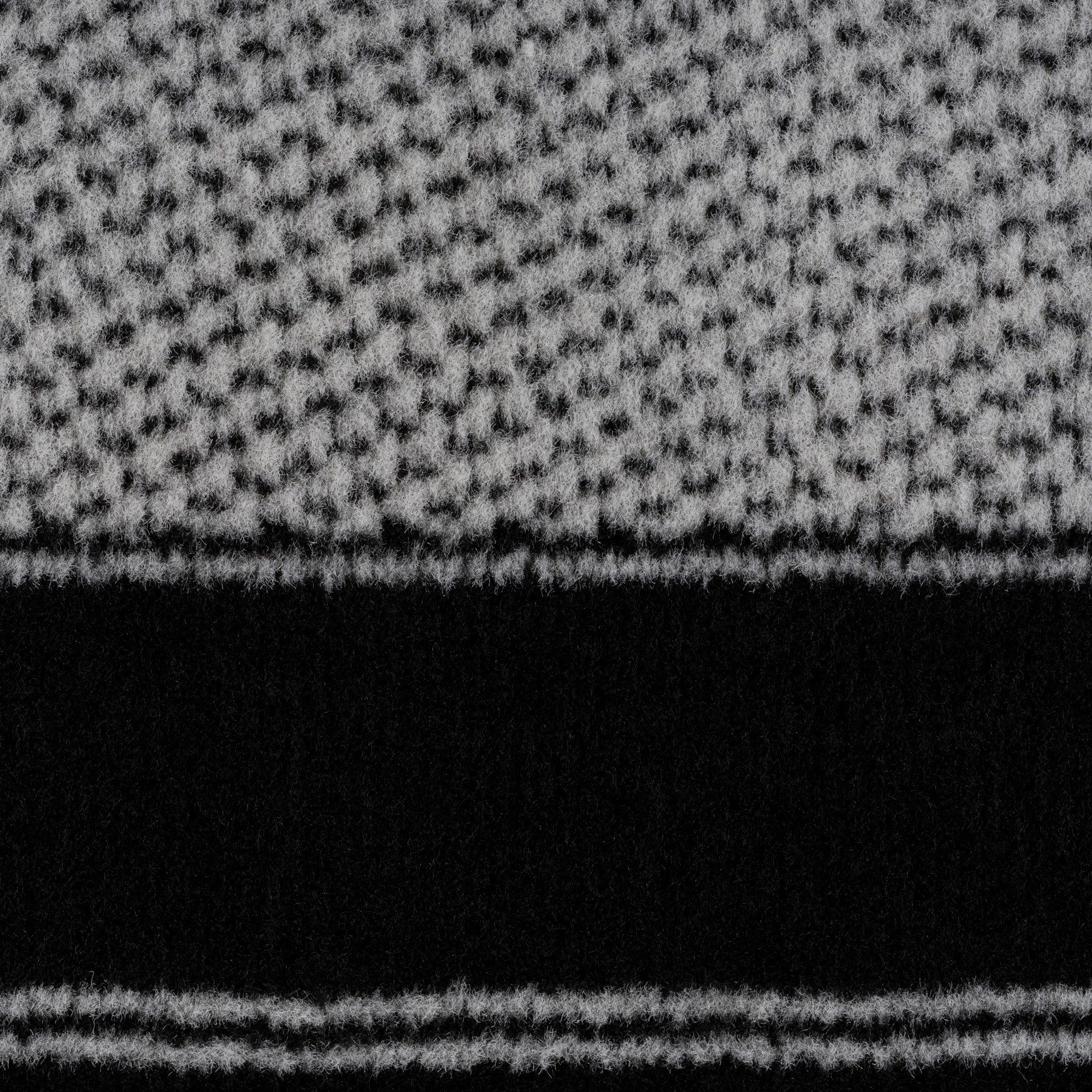Black Border Stair Carpet Runner - Cut to Measure