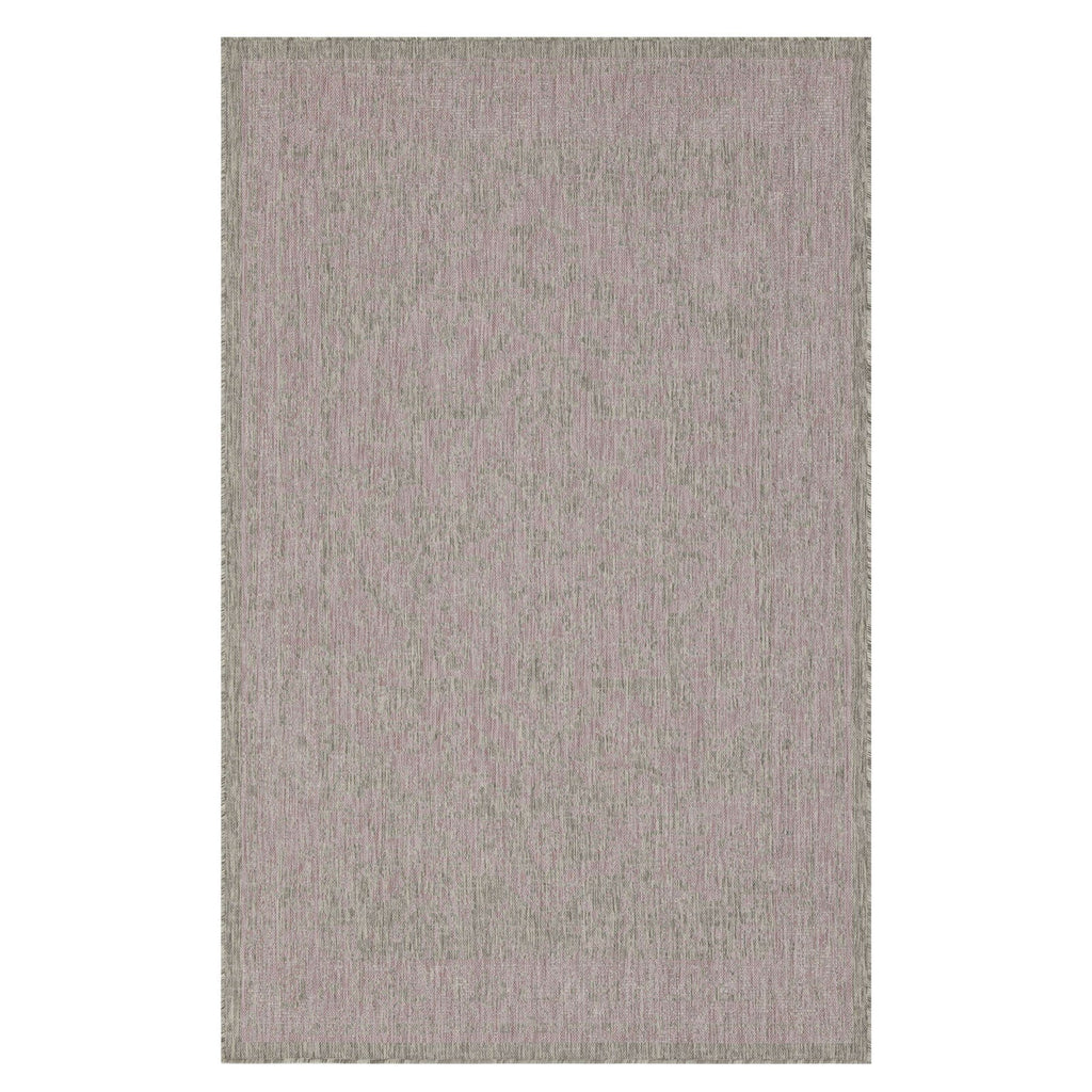 Vintage Pink Grey Outdoor Rug - Soutil