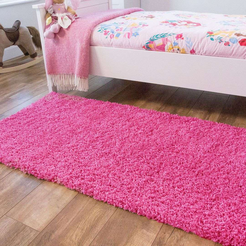 Barbie Pink Shaggy Rug