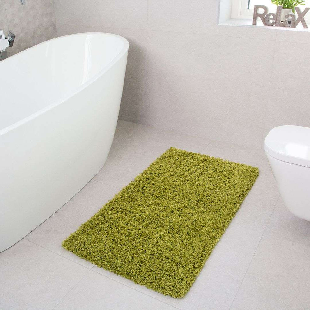 Fern Green Shaggy Rug