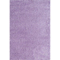 Violet Round Circle Shaggy Rug