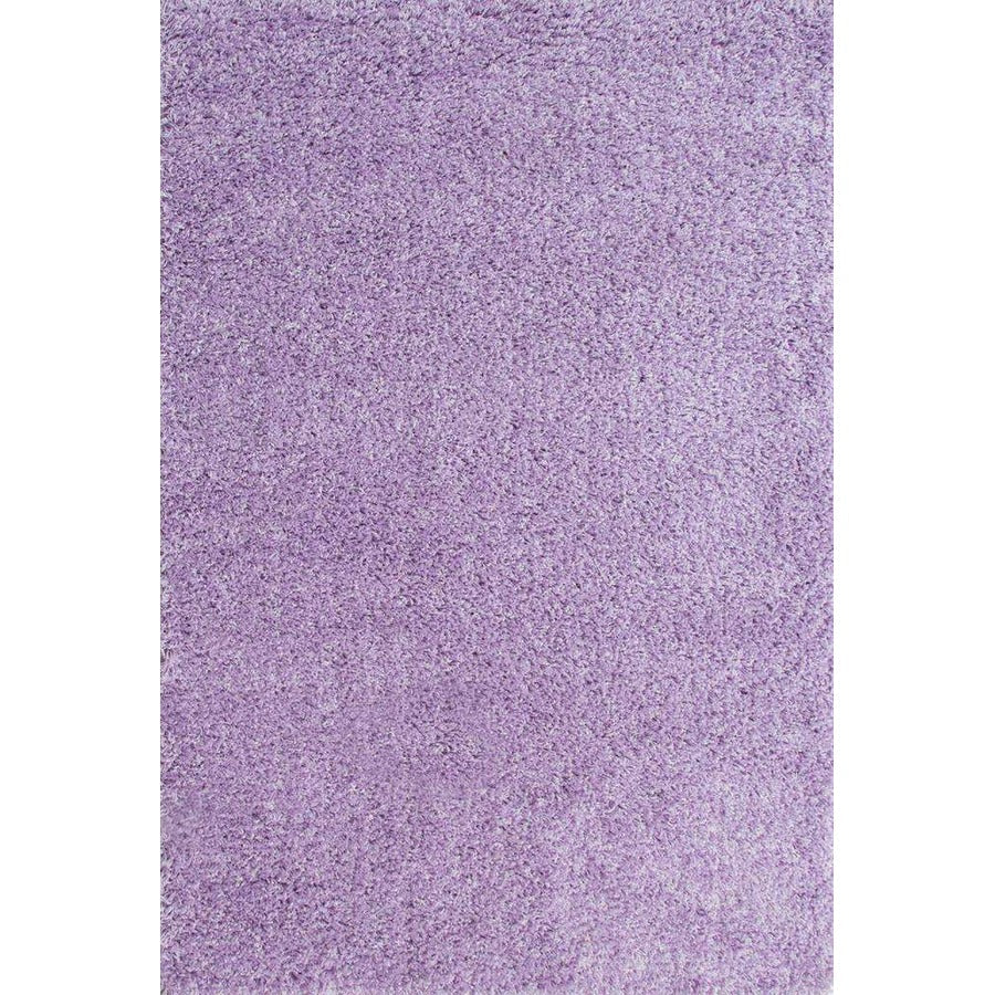 Violet Round Circle Shaggy Rug