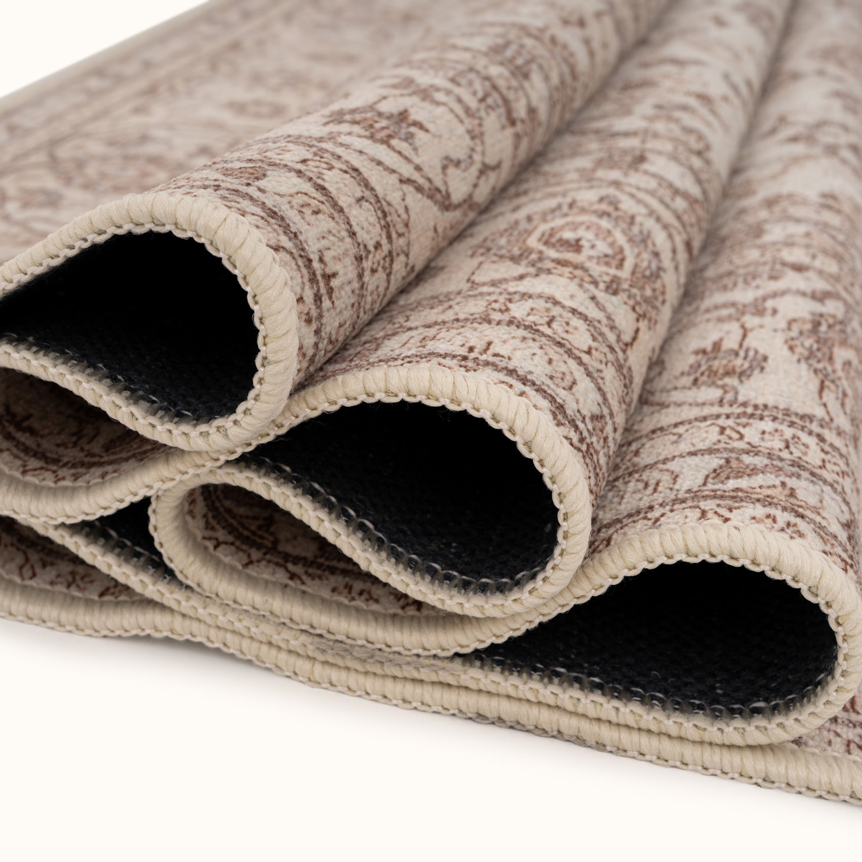 Soft Washable Cream Bathroom Mat - Adeline