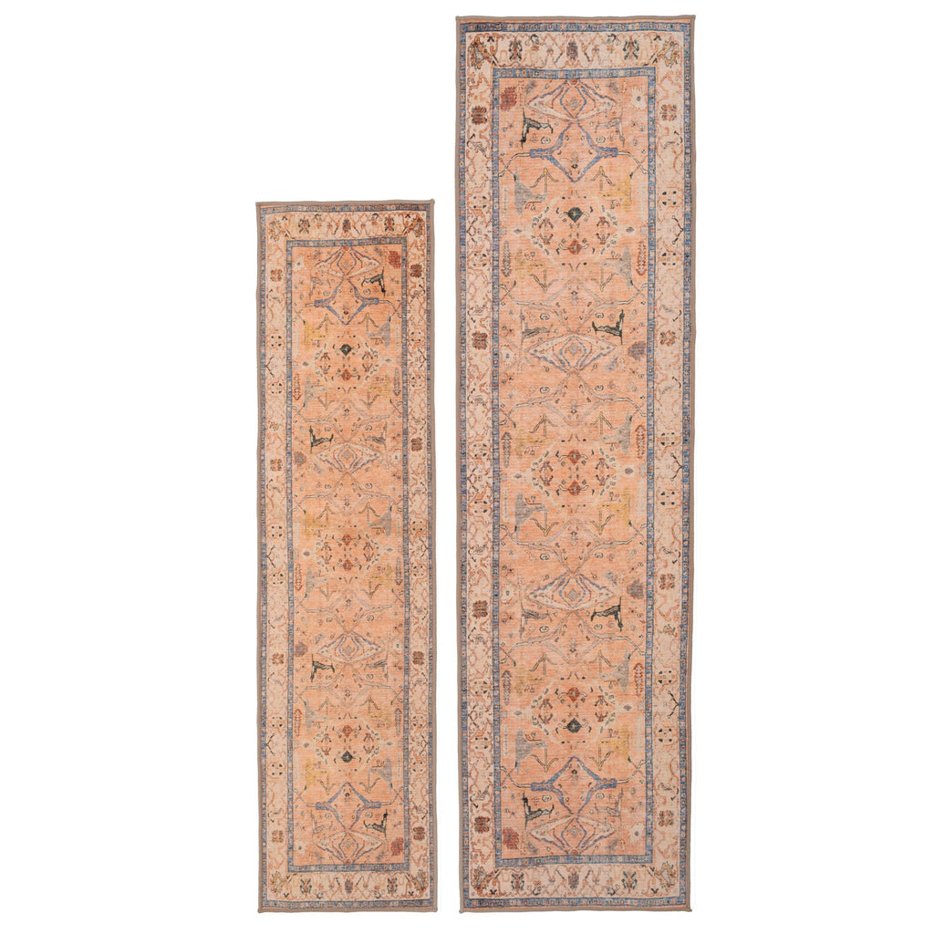 Soft Washable Vintage Multicolour Runner - Amelia