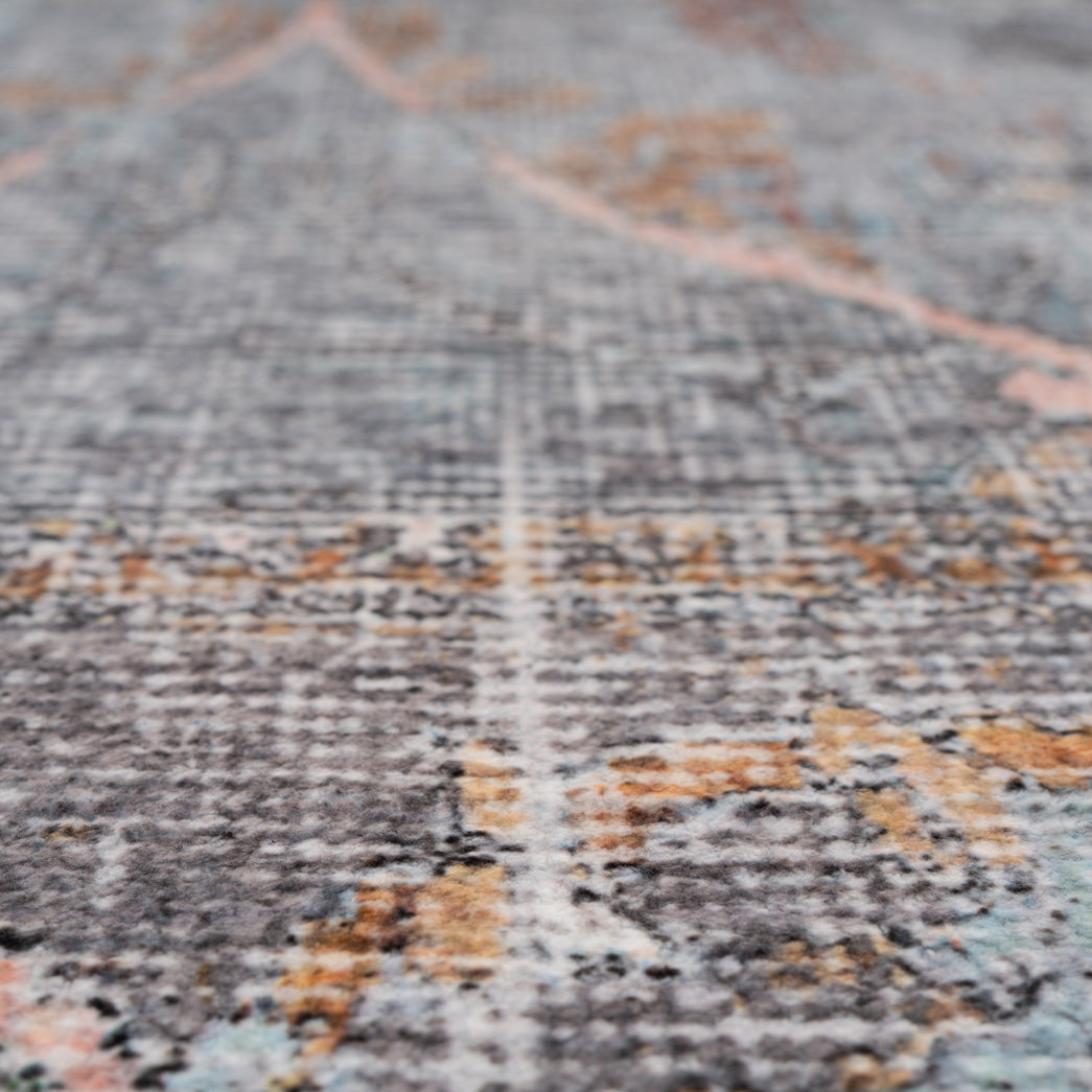 Soft Washable Blue Bathroom Mat - Clara