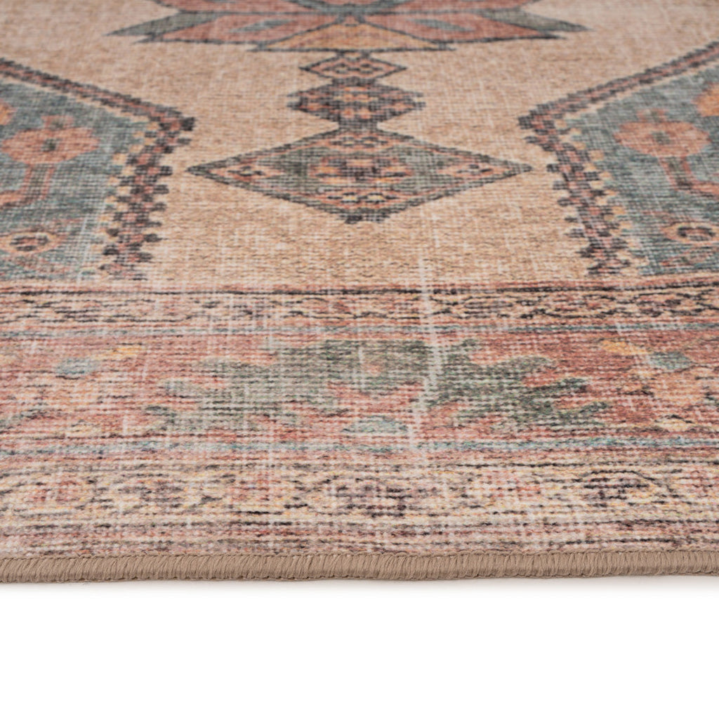 Soft Washable Multicolour Moroccan Runner - Coralie