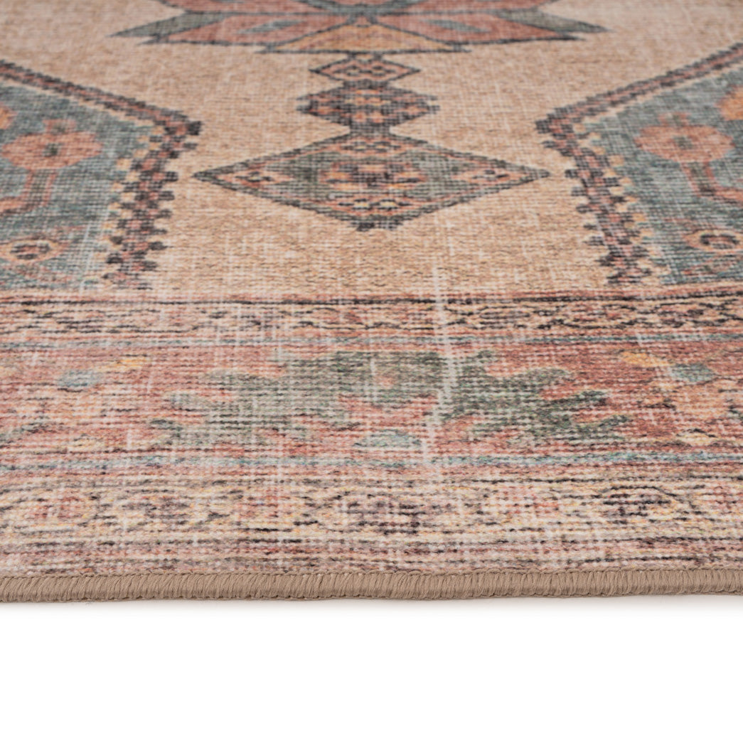 Soft Washable Multicolour Moroccan Runner - Coralie