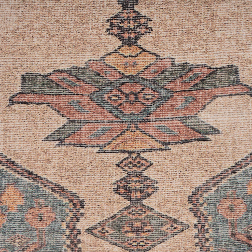 Soft Washable Multicolour Moroccan Runner - Coralie