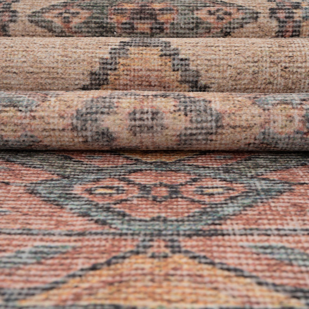 Soft Washable Multicolour Moroccan Runner - Coralie