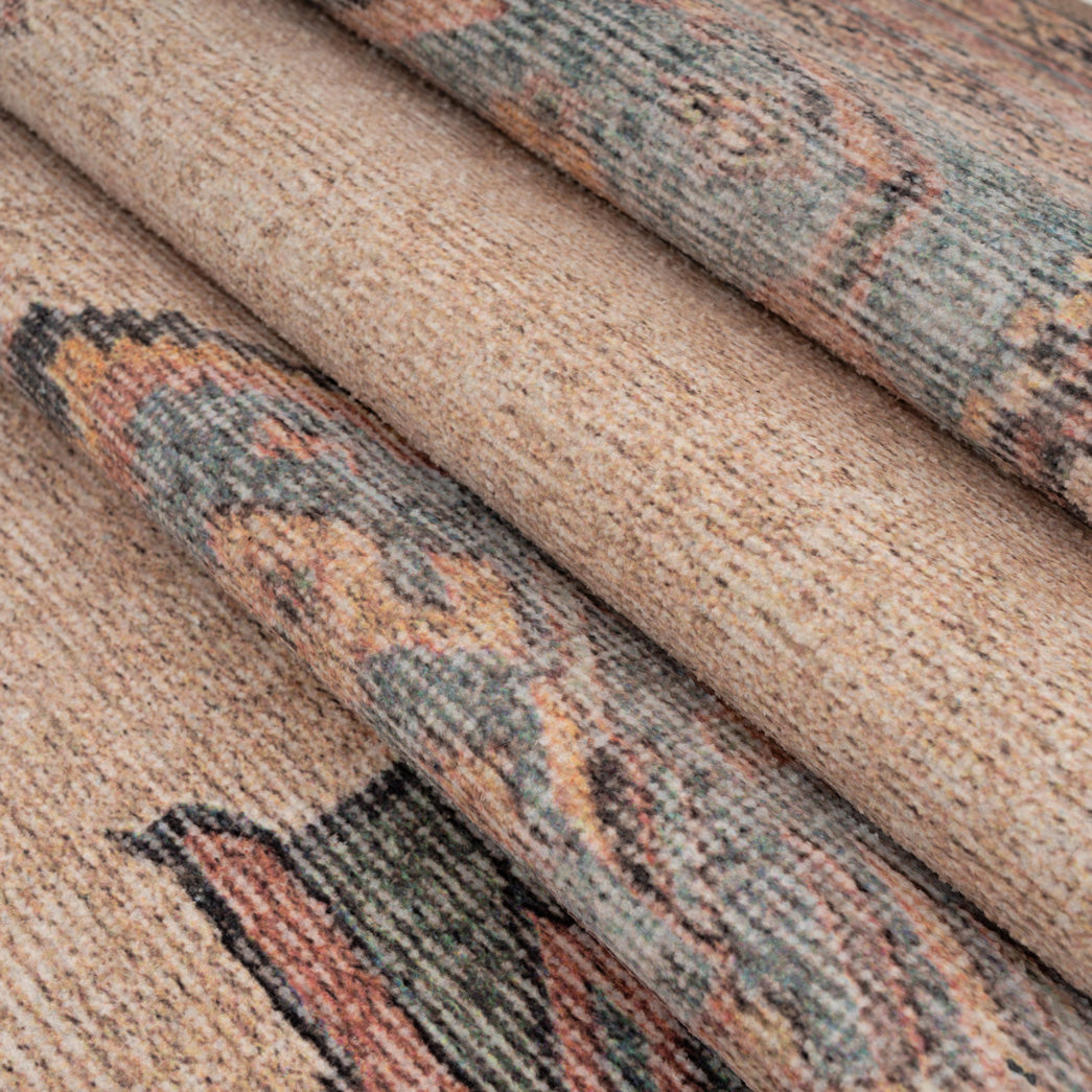 Soft Washable Multicolour Moroccan Runner - Coralie
