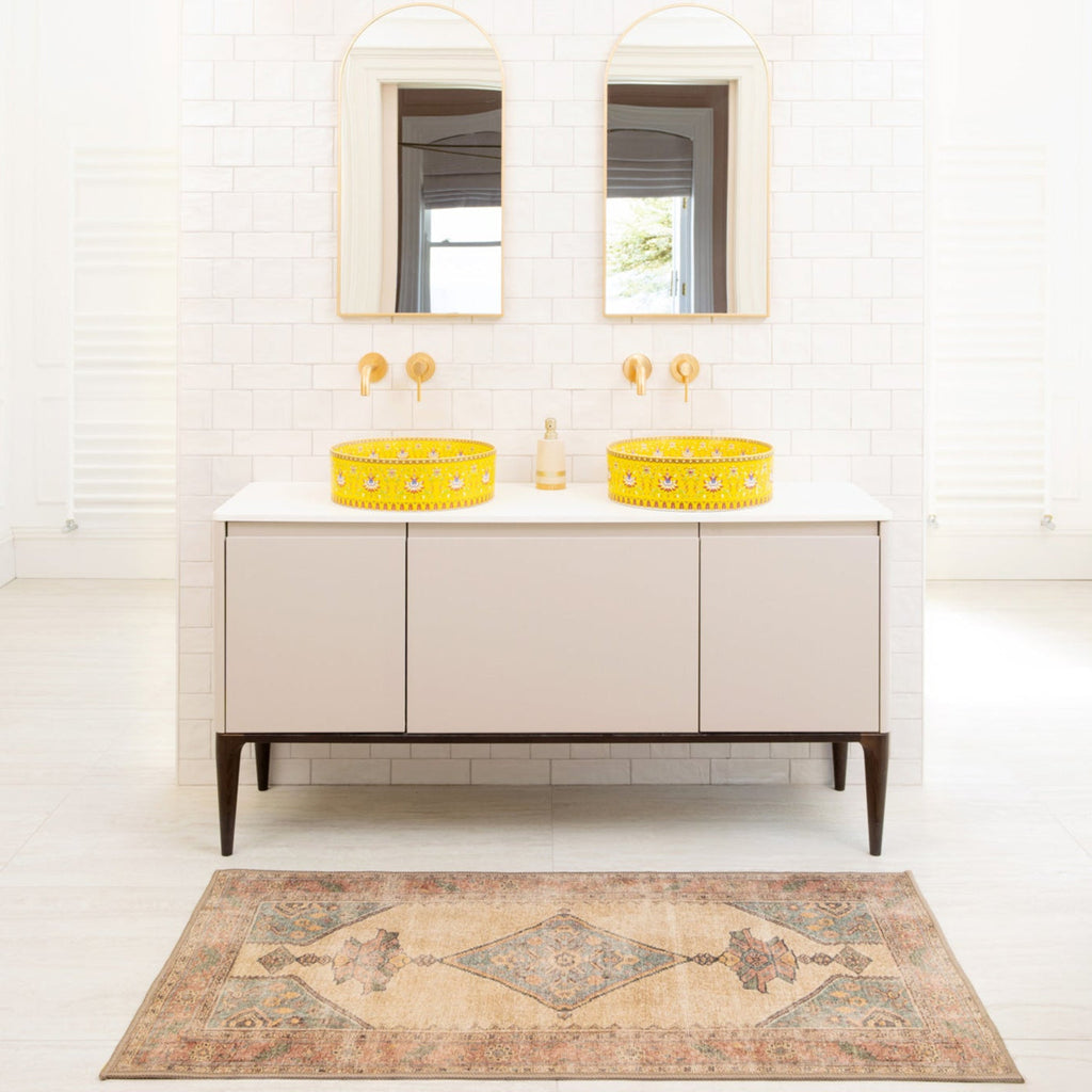 Soft Washable Moroccan Doormat - Coralie