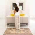 Soft Washable Moroccan Bathroom Mat - Coralie