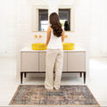 Soft Washable Blue Bathroom Mat - Dorothea