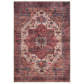 Soft Washable Red Antique Rug - Eliza