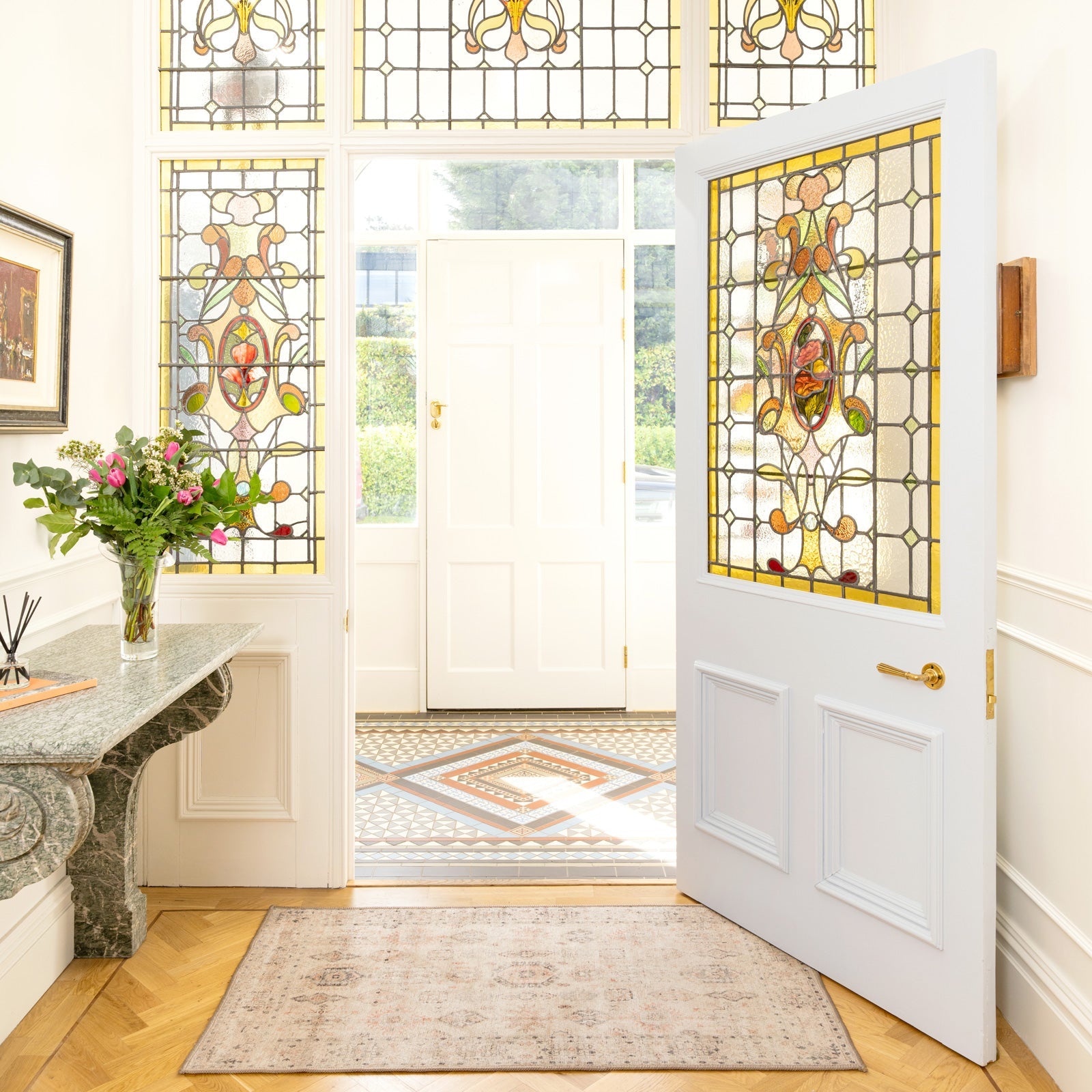 Soft Washable Cream Bathroom Mat - Elnora