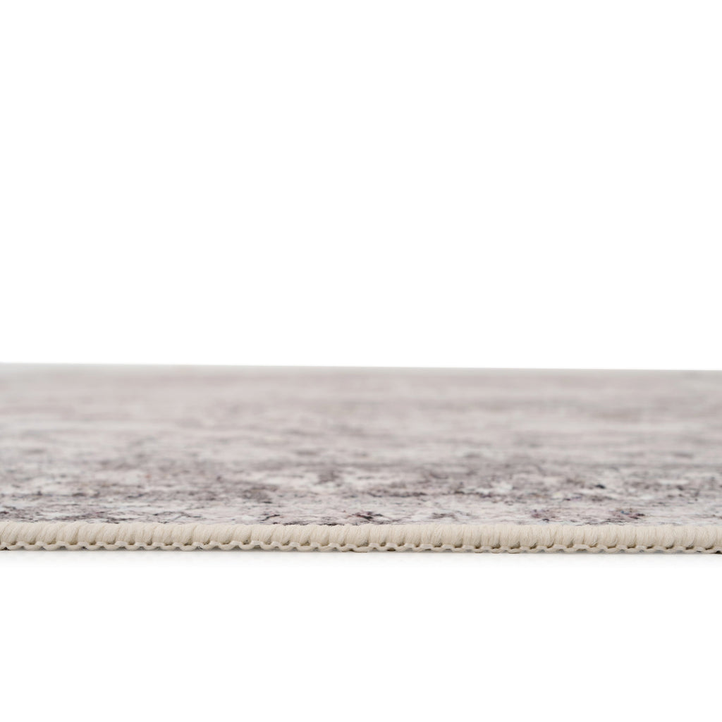Soft Washable Vintage Greige Runner - Elsie