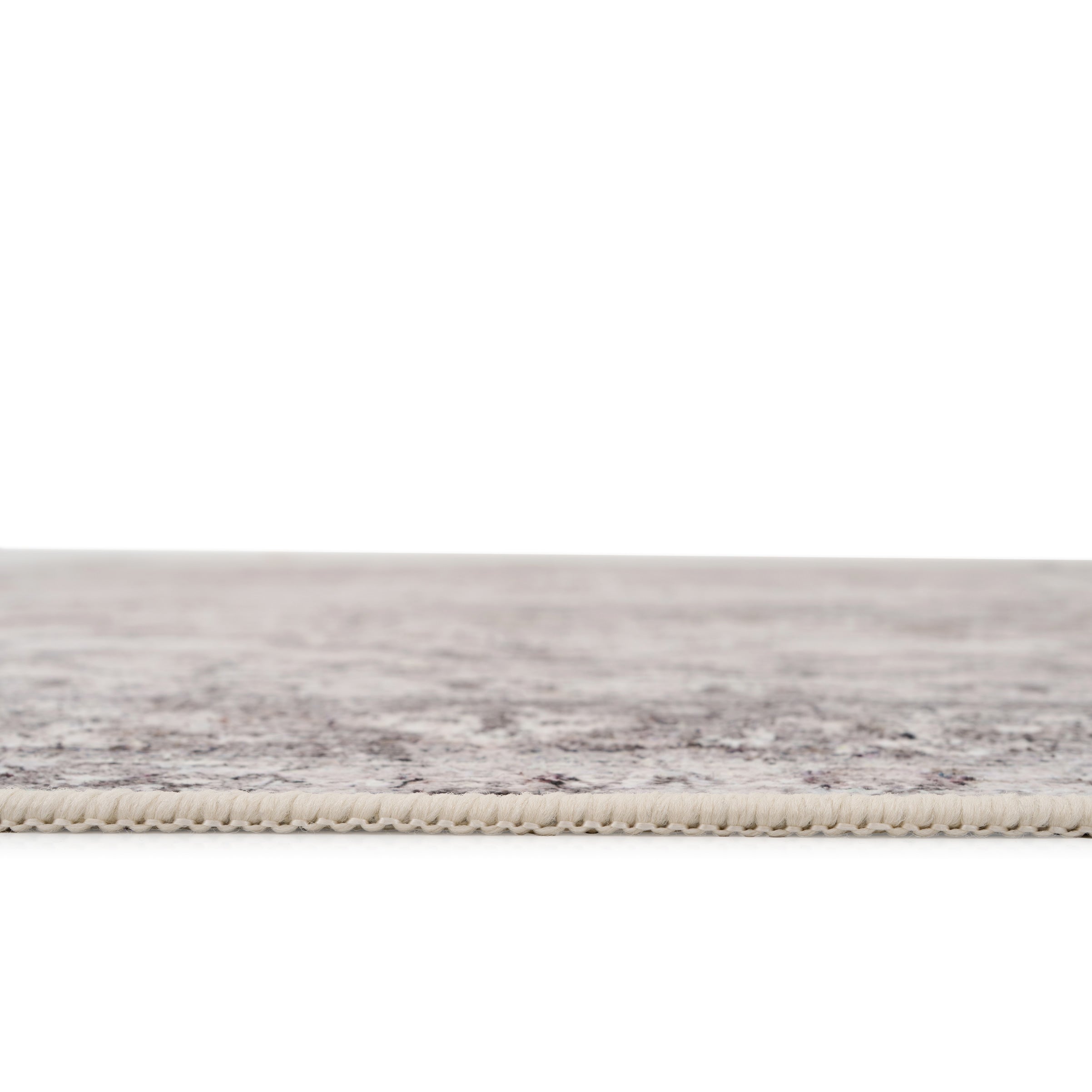 Soft Washable Vintage Greige Runner - Elsie