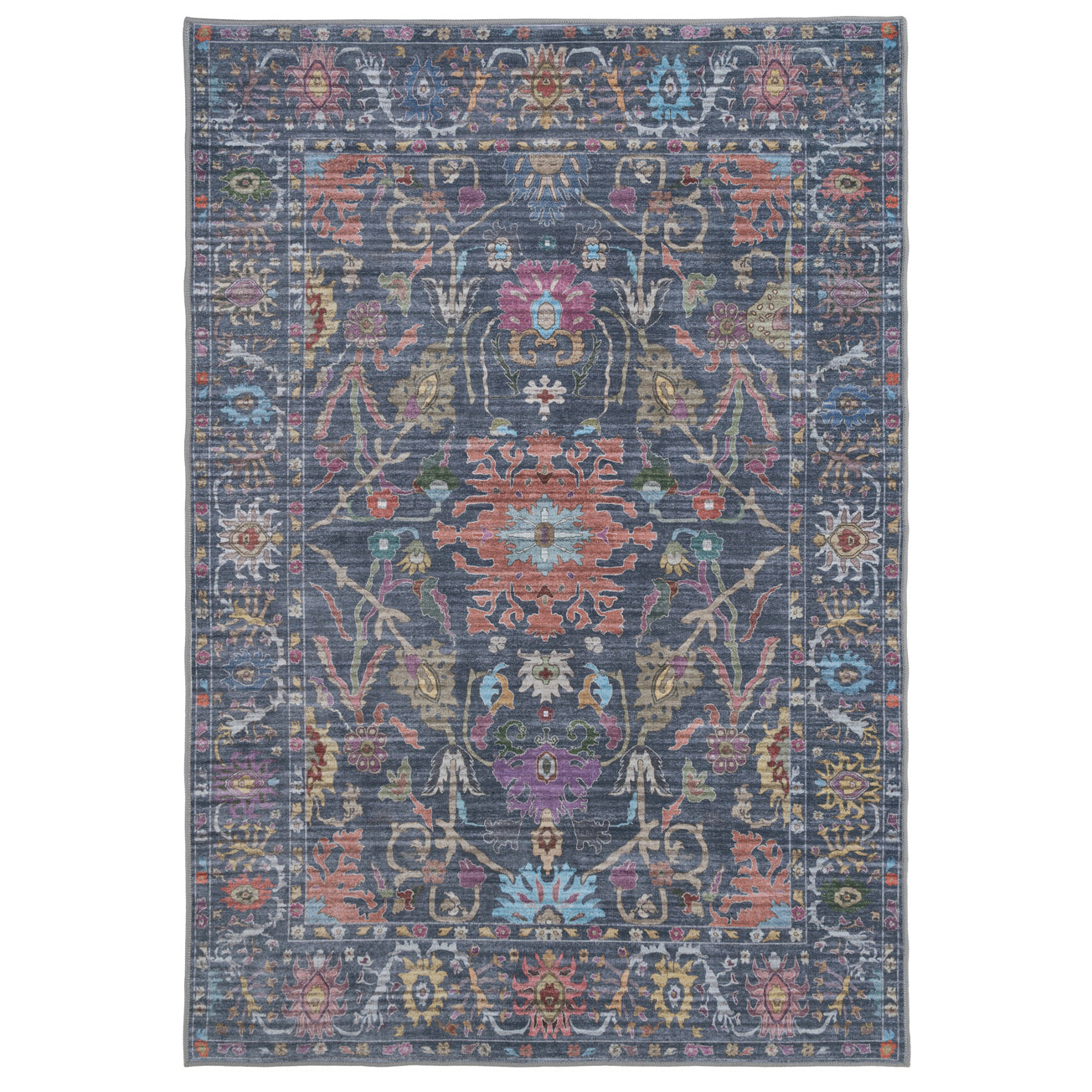 Soft Washable Wildflower Rug - Francine