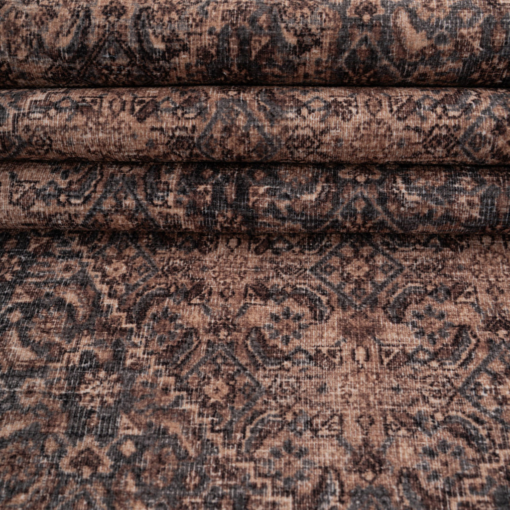 Soft Washable Brown Doormat - Mabel