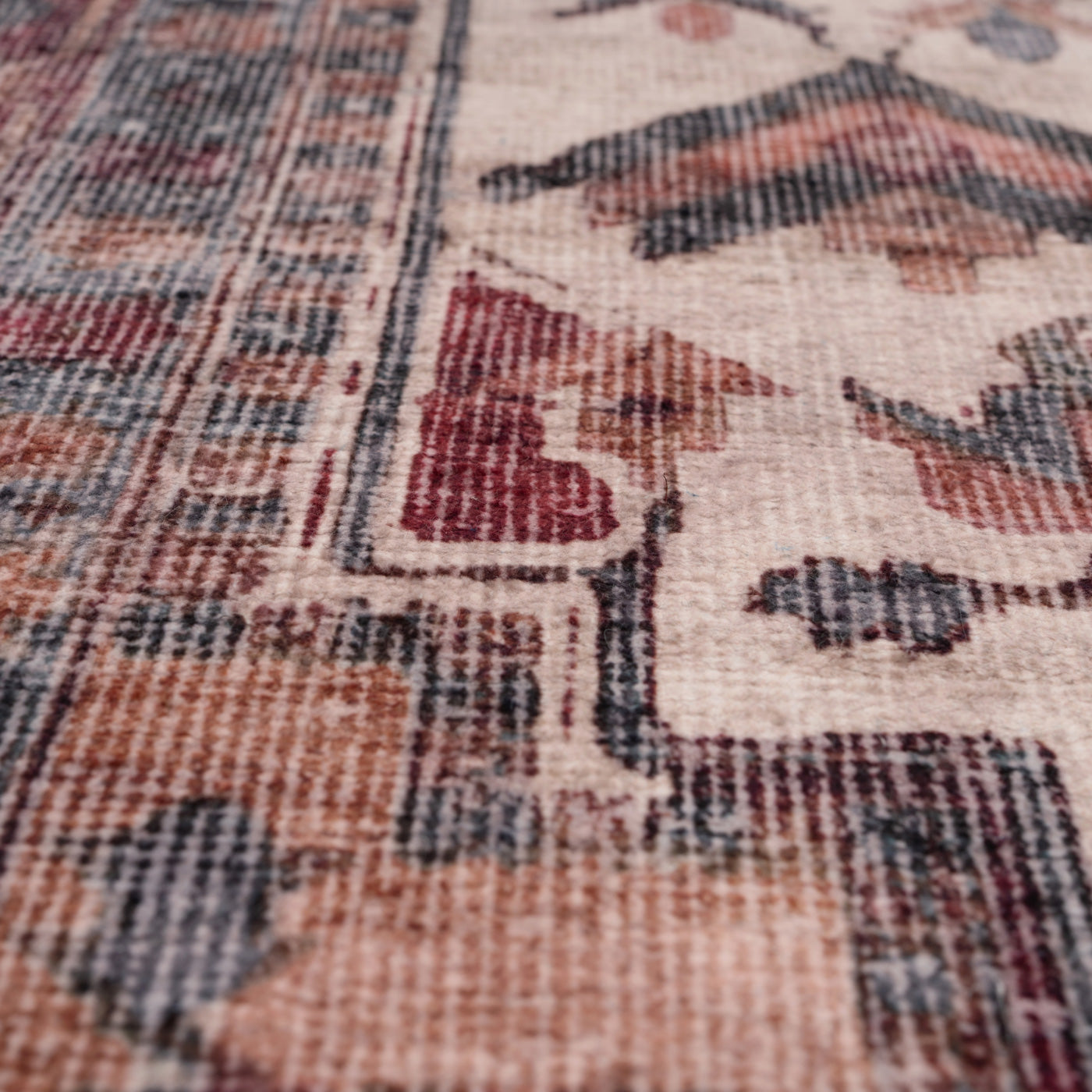 Soft Washable Burgundy Doormat - Rubyana