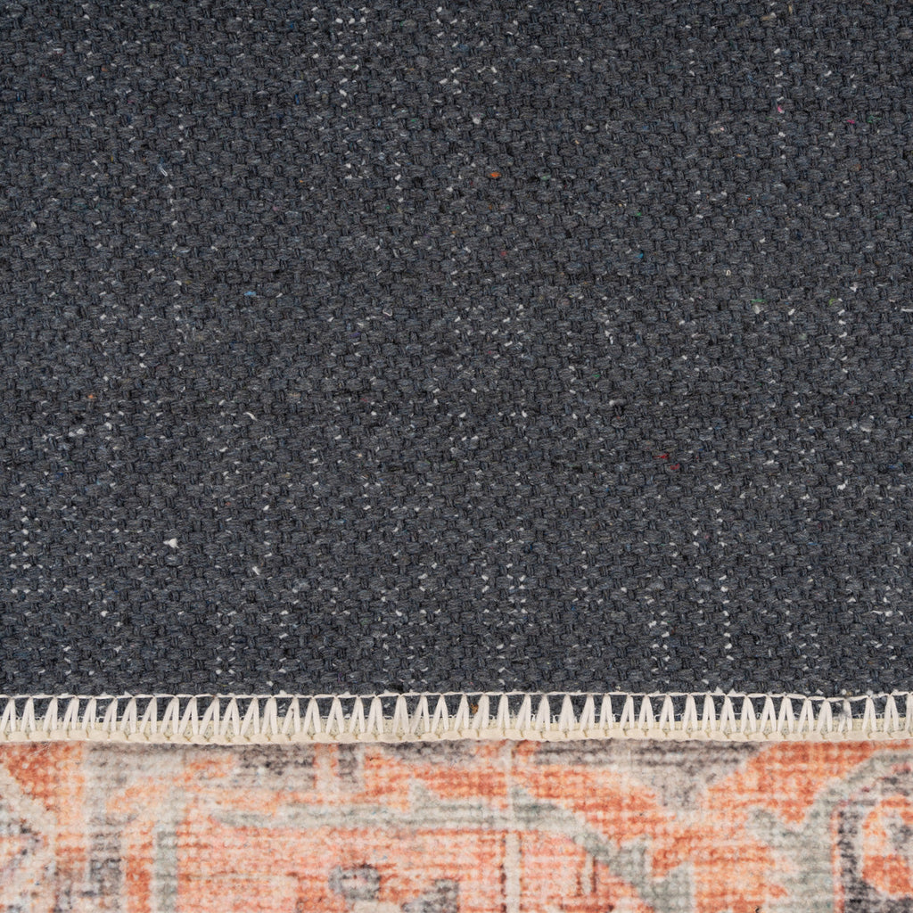 Washable Terracotta Vintage Runner - Sisu
