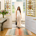 Soft Washable Multicolour Doormat - Solene