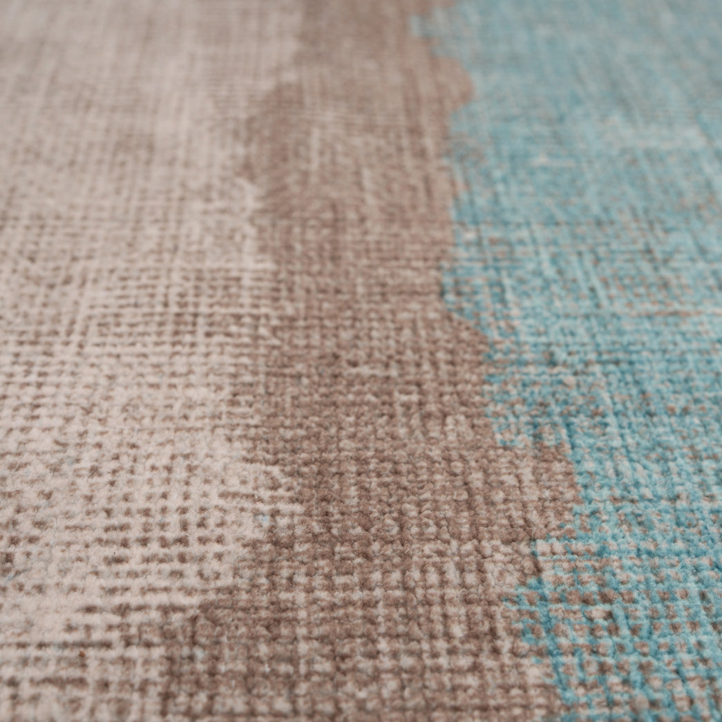 Soft Washable Multicolour Abstract Rug - Solene