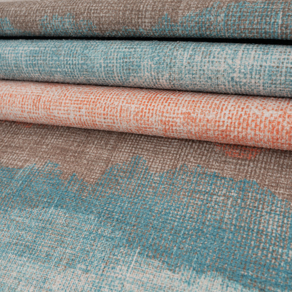 Soft Washable Multicolour Abstract Rug - Solene