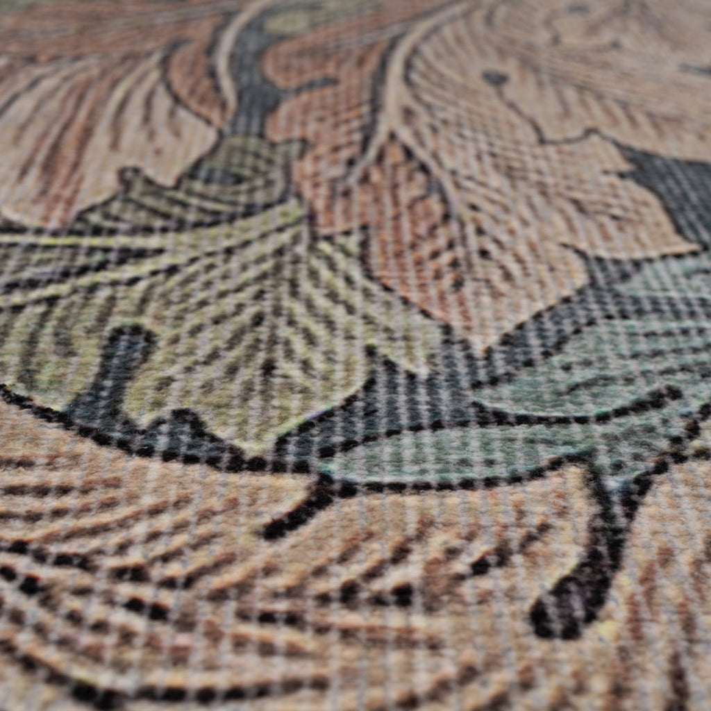 Soft Washable Green Leaf Doormat - Sylvan
