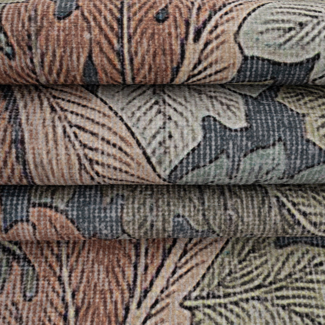 Soft Washable Green Leaf Doormat - Sylvan