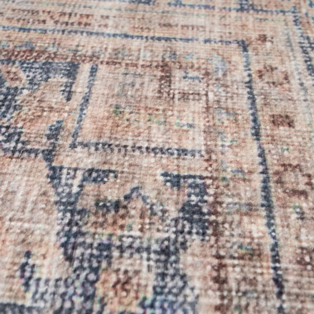 Washable Terracotta Vintage Runner - Wander