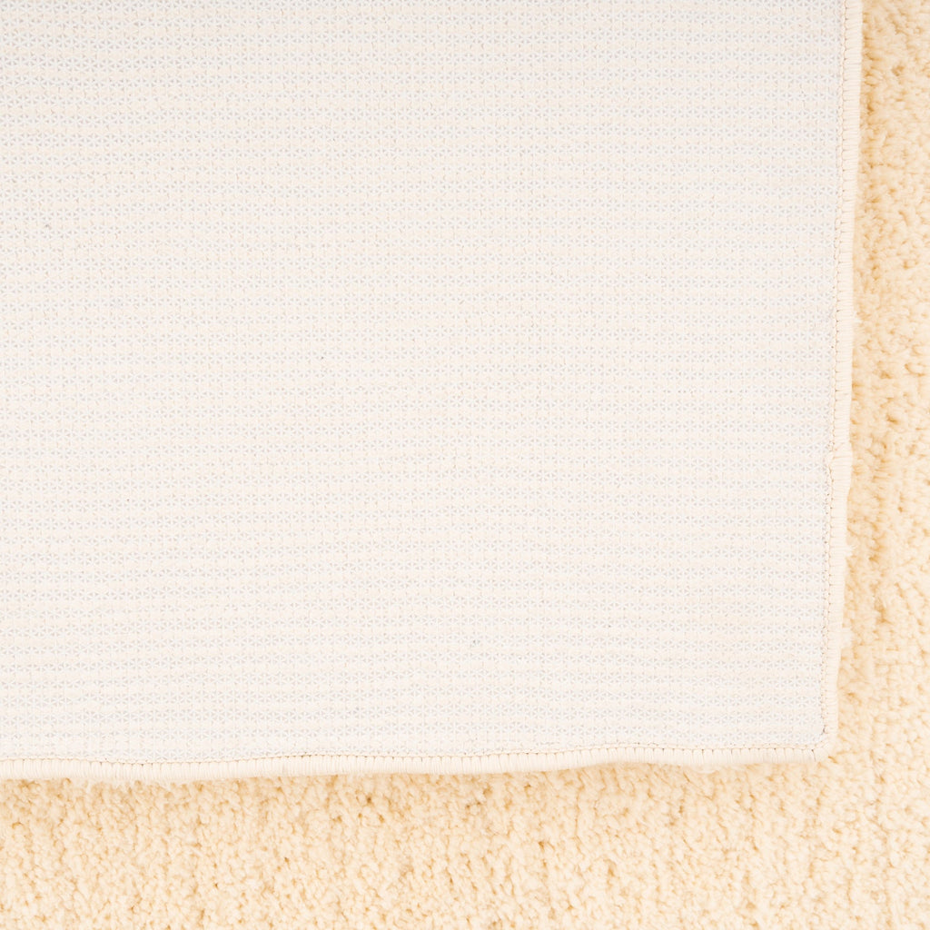 Premium Washable Shaggy Cream Rug