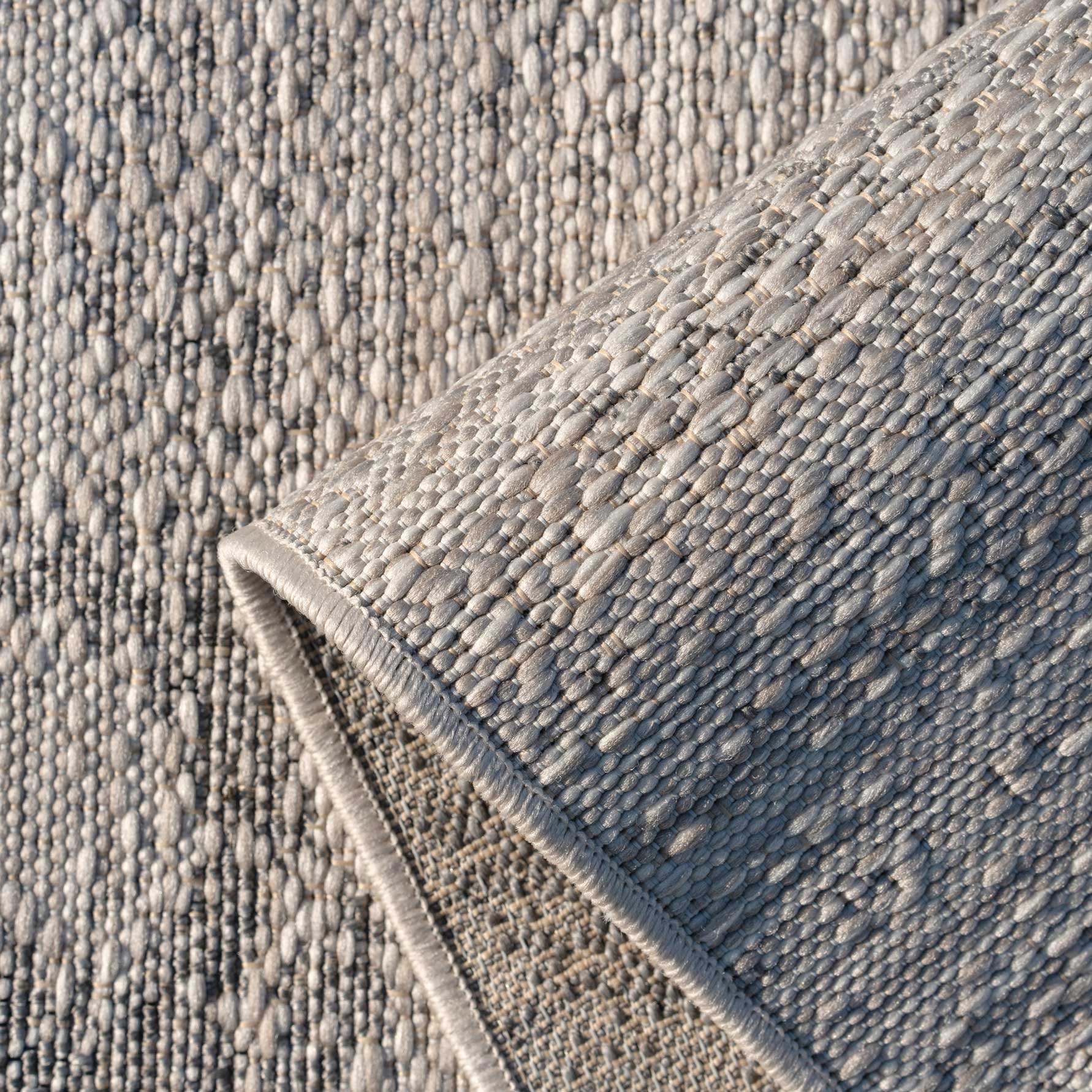 Abstract Textured Flatweave Area Indoor Outdoor Rug - Pavillion
