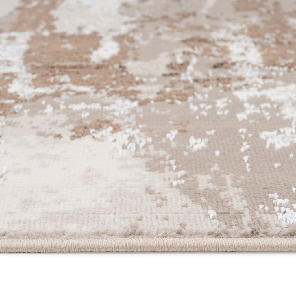Elegant Beige Canvas Runner Rug - Anala
