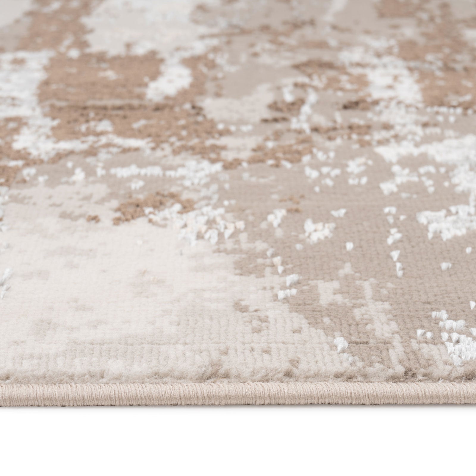 Elegant Beige Canvas Runner Rug - Anala