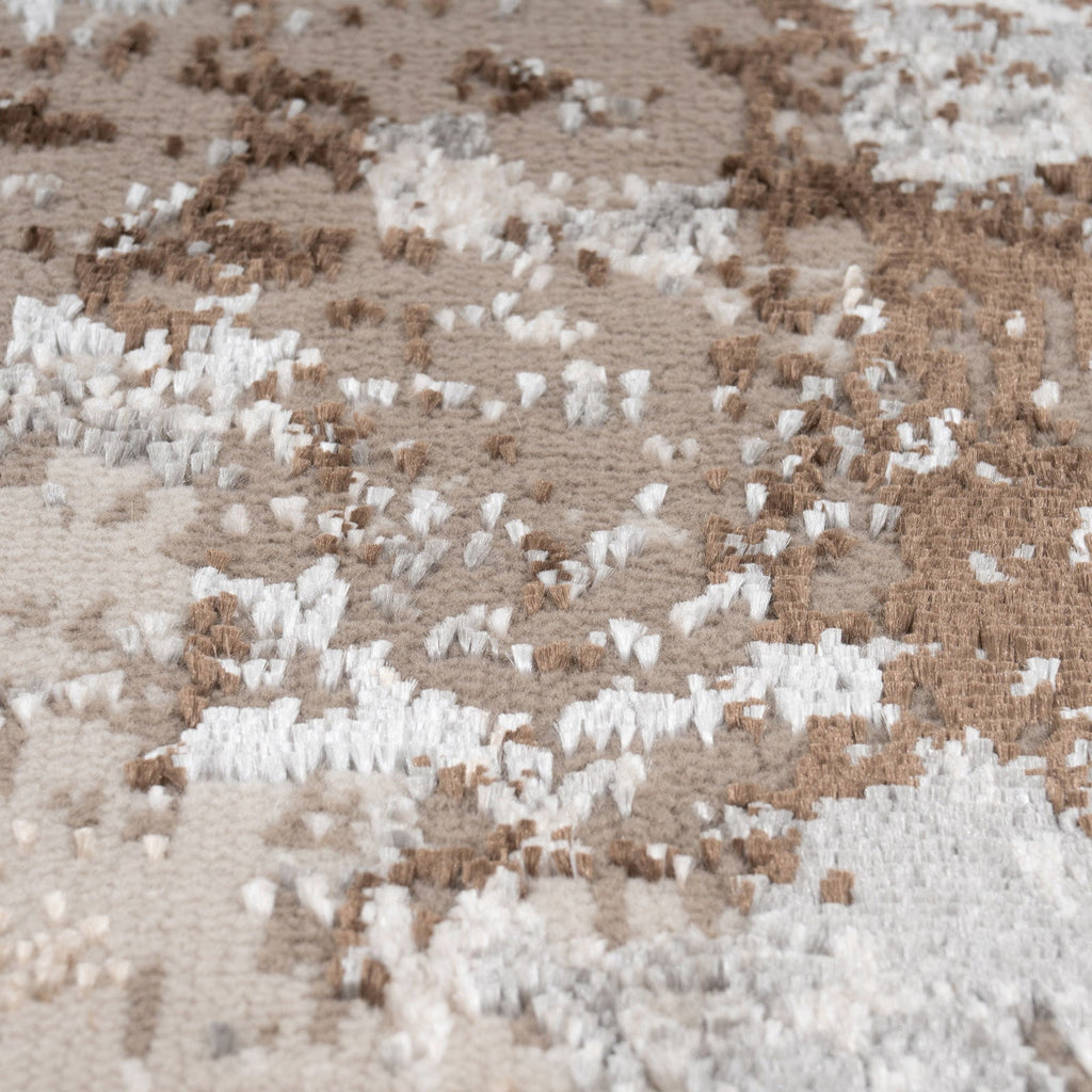 Elegant Beige Canvas Rug - Anala