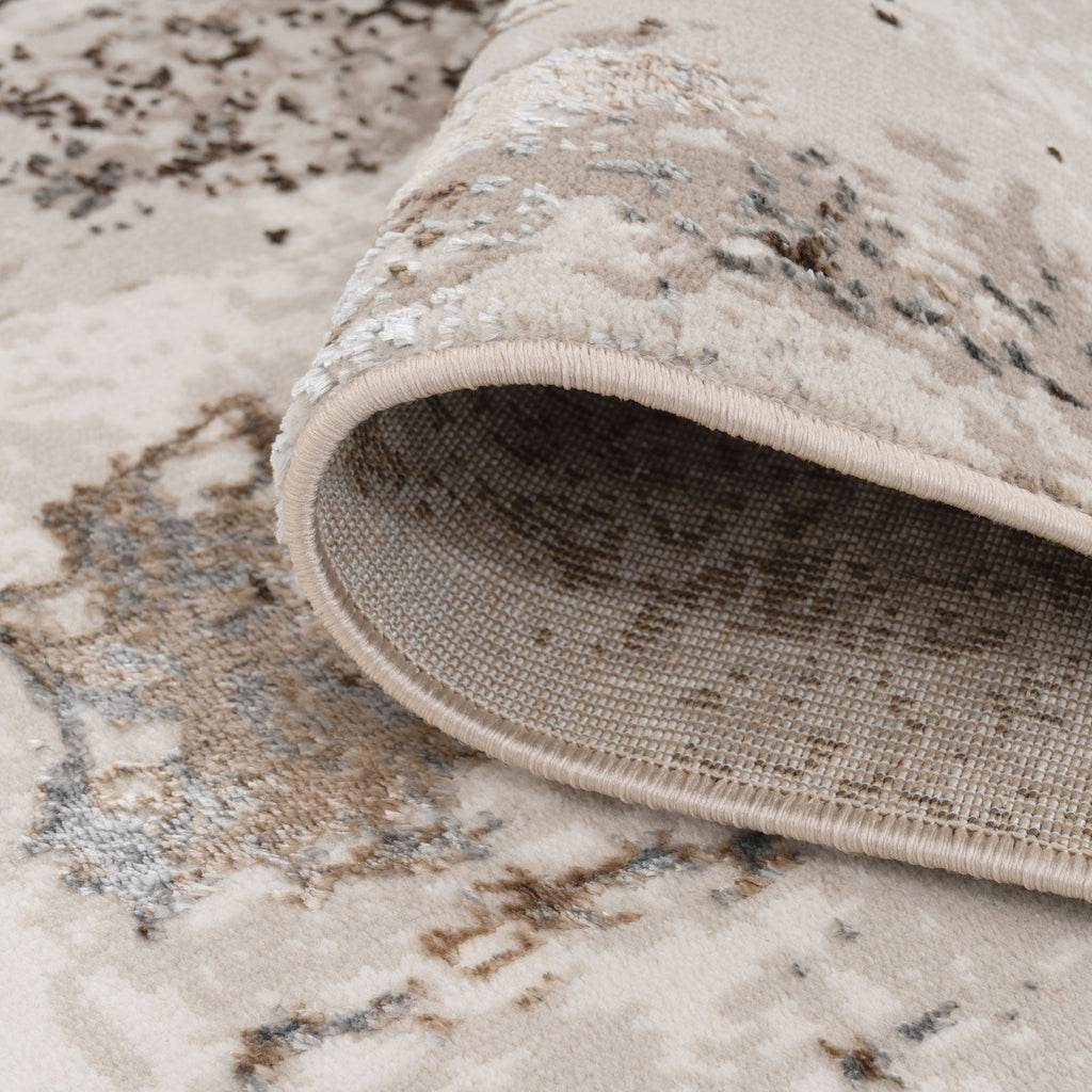 Elegant Beige Canvas Runner Rug - Anala