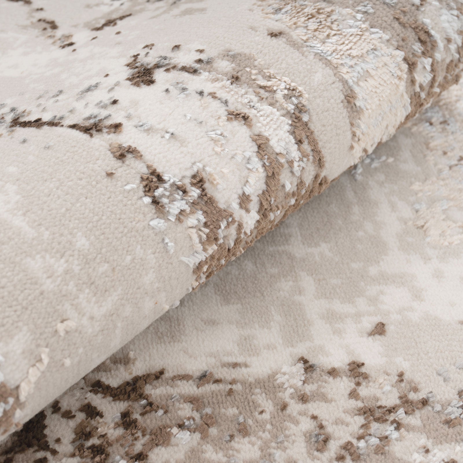 Elegant Beige Canvas Runner Rug - Anala