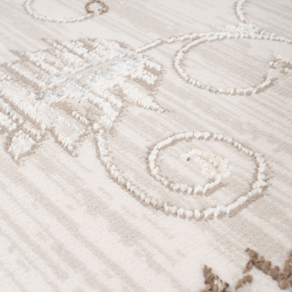 Elegant Floral Border Runner - Eshana
