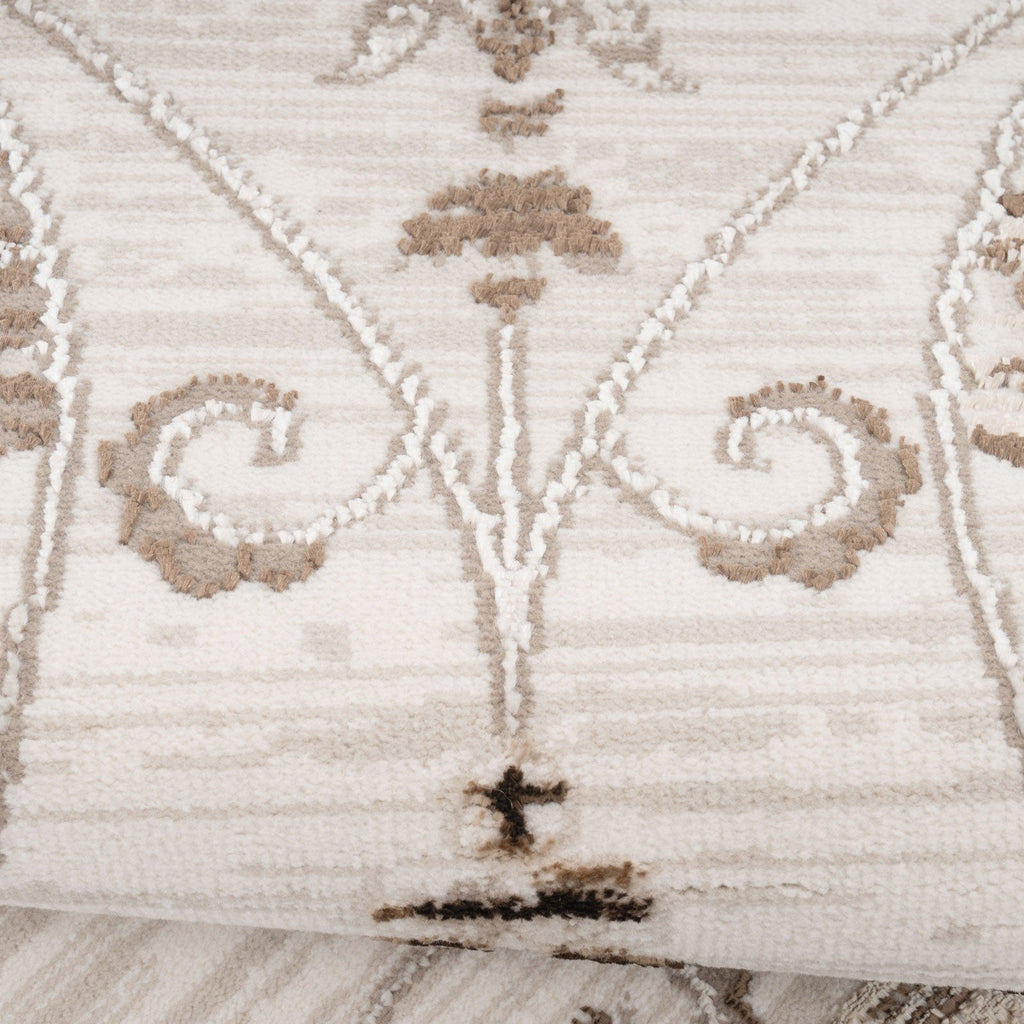Elegant Floral Border Runner - Eshana