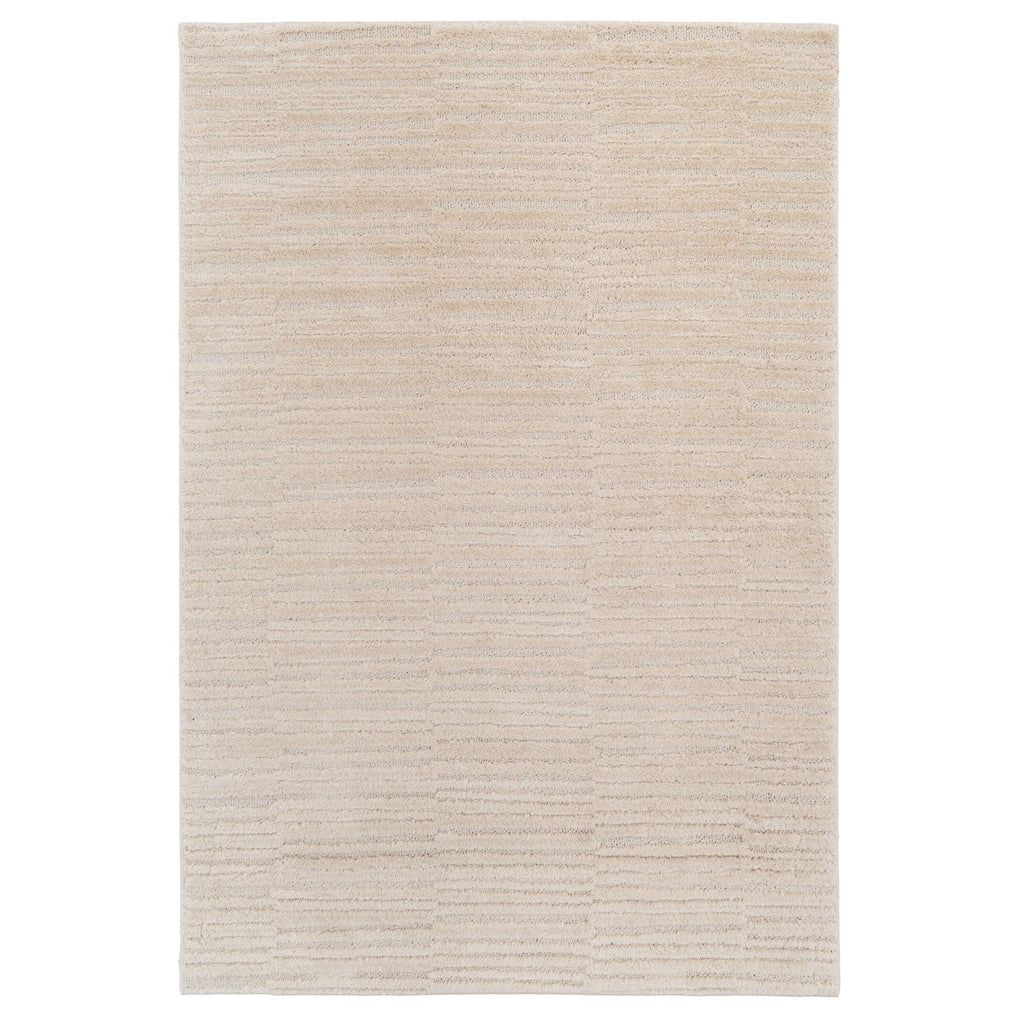 Warm White Linear Area Rug - Bowie