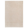 Warm White Tufted Diamond Rug - Elino