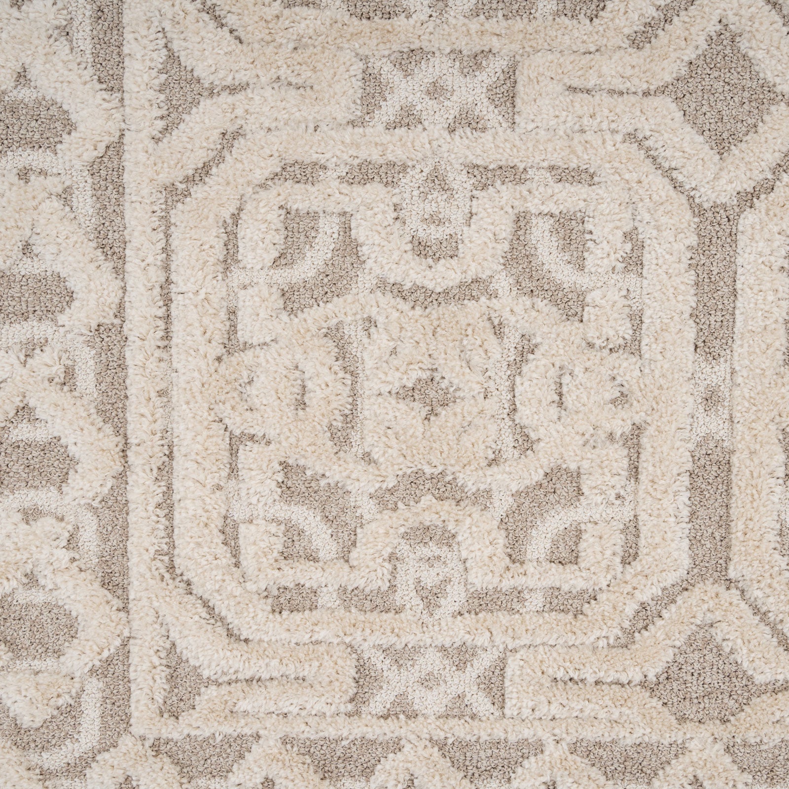 Beige White Heritage Rug - Meya