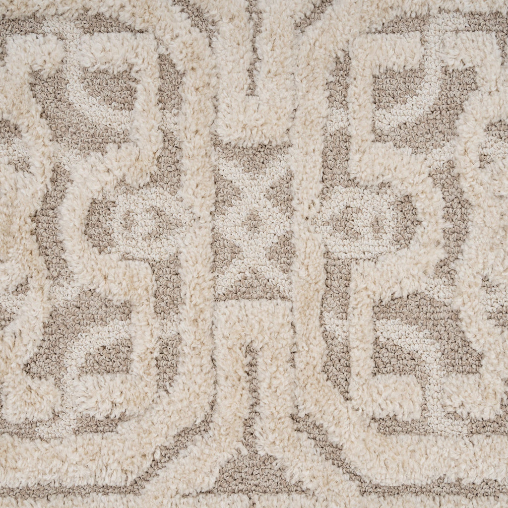 Beige White Heritage Rug - Meya