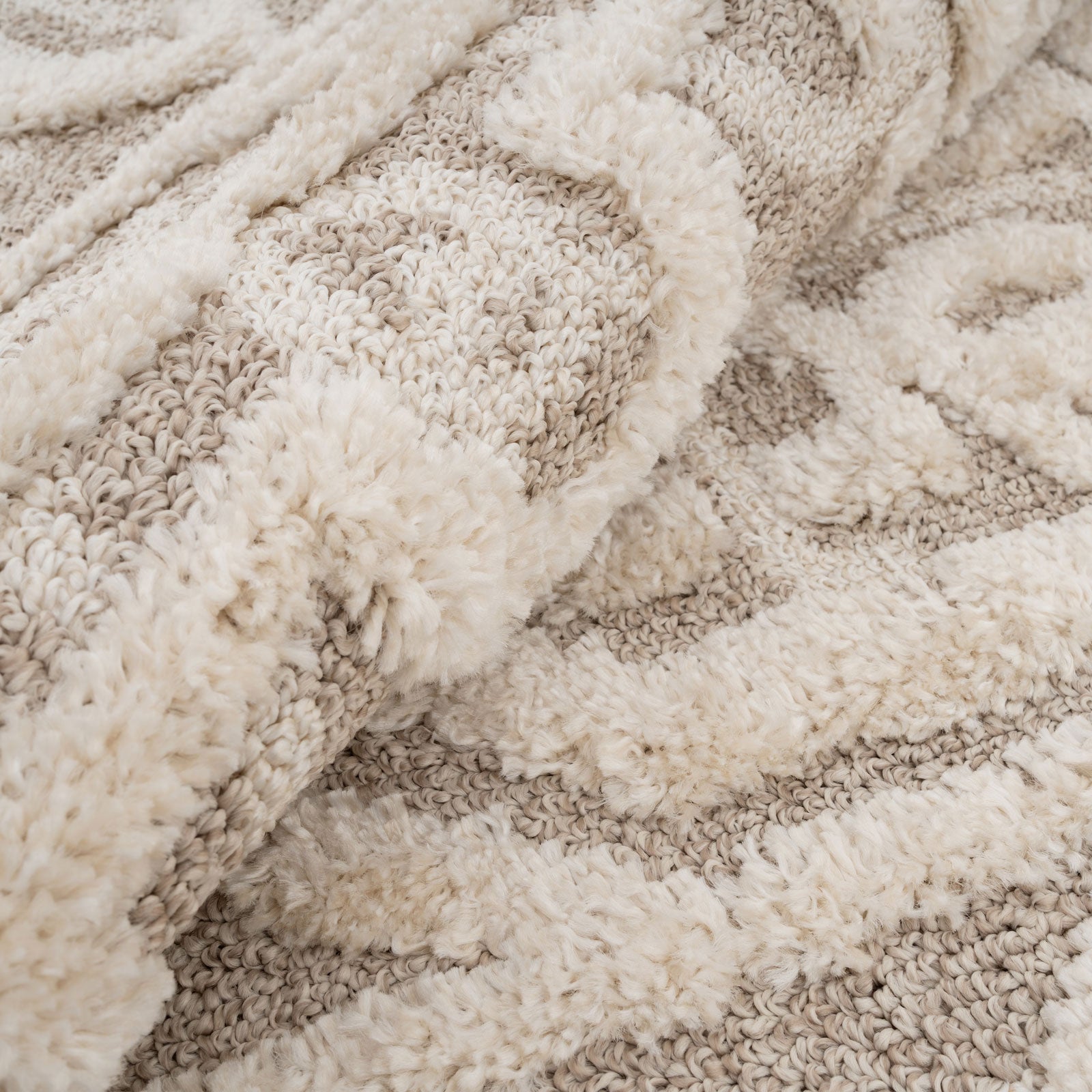 Beige White Heritage Rug - Meya