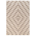 Beige White Rhombic Rug - Reva